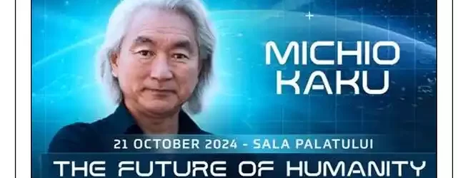 Conferința Michio Kaku Sala Palatului 2024