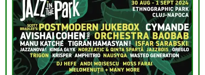 Jazz in the Park Festival 2024 program bilete acces