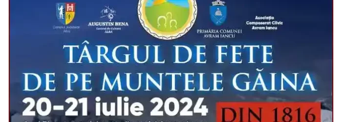 program târgul de fete de pe muntele găina 2024