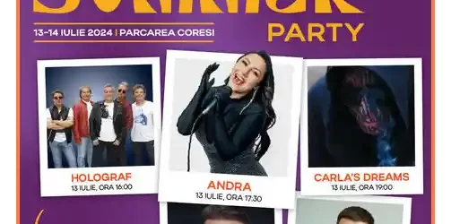 Concerte Coresi Summer Party cine cântă artiști