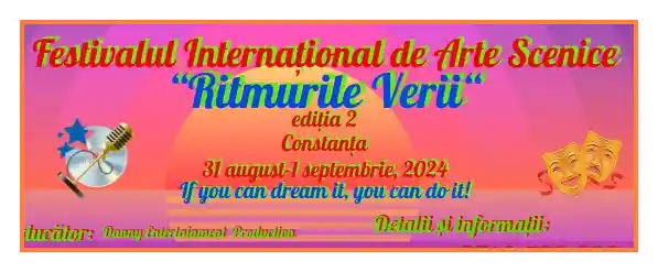 Festivalul Internațional de arte scenice RITMURILE VERI Constanța 2024