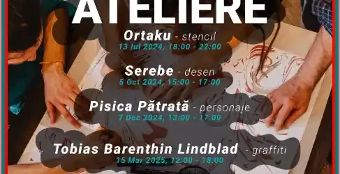 ateliere creative Romanian Street Art program înscrieri 2024 - 2025