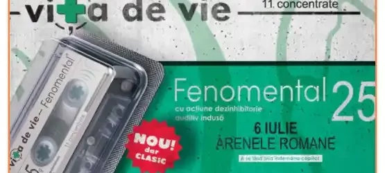 program CONCERT ANIVERSAR 25 FENOMENTAL 2024 al trupei VITA DE VIE
