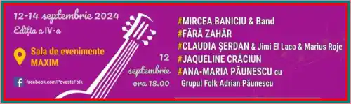 program Festivalul POVESTE FOLK 2024