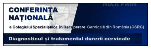 Program Suceava Conferința Națională Diagnosticul și Tratamentul Durerii Cervicale 2024