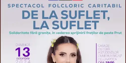 Concert caritabil Georgiana Lobonț De la suflet la suflet cine mai cântă