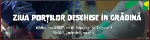 Ziua porților deschise în grădina urbană ROOTS 2024