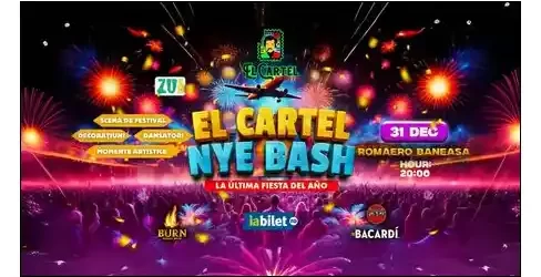 Revelion 2025 El Cartel NYE BASH la Romaero Baneasa