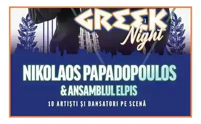 concert Nikolaos Papadopoulos & Ansamblul Elpis Seară Grecească 2025