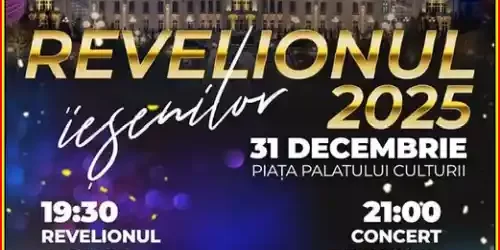 program concerte revelion 2025 iași piața palatului culturii