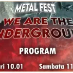 Program concerte We Are The Underground - Fest 2025