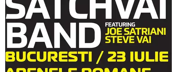 concert Joe Satriani & Steve Vai & SatchVai Band la Arenele Romane 2025