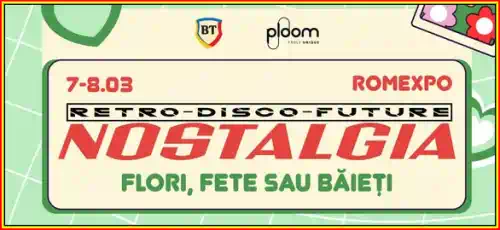 program NOSTALGIA Flori, fete sau băieți 2025 Romexpo
