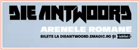 Die Antwoord concerte viitoare în București