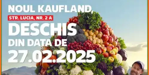 Moșnița Nouă deschidere magazin Kaufland