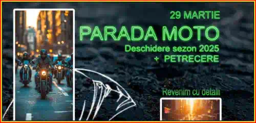 Parada Party Black Helmets martie 2025 București