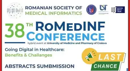 RoMedINF Conference 2025 Craiova program