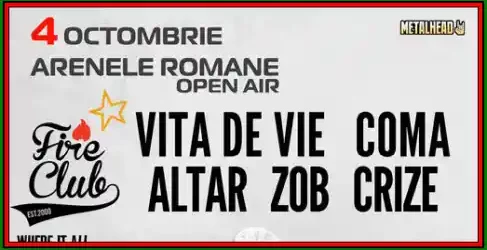 Concert Fire Club 2025 la Arenele Romane când este și cine cântă