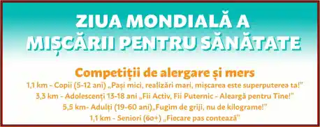 Concurs alergare Sănătate în Mișcare mai 2025 Insula de Agrement