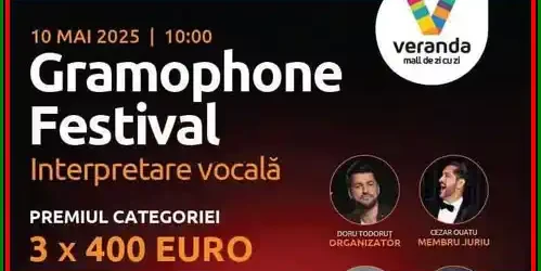 Festivalului GRAMOPHONE 2025 dată înscrieri premii în bani