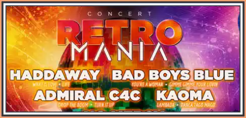 Concert Retro Mania Arena 21 Iunie 2025