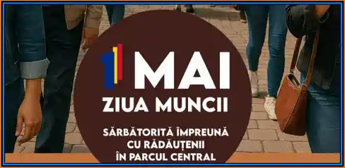 petrecere 1 mai 2025 parcul central rădăuți