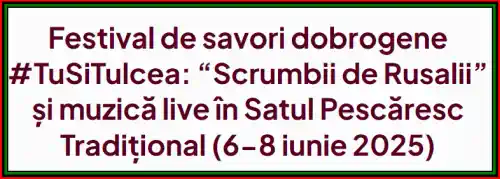 program festivalul scrumbii de rusalii 2025 când este și cine cântă