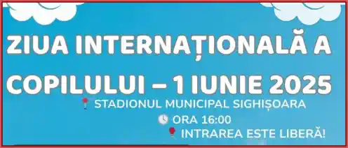 Ziua Copilului 2025 Sighișoara program evenimente