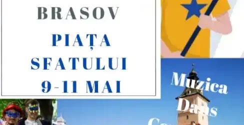 program activități Brașov Ziua Europei 2025 Piața Sfatului