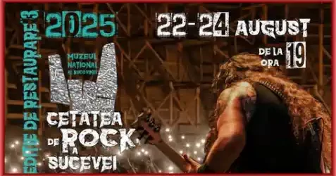 Festivalul Cetatea de ROCK a Sucevei 2025 lineup artiști trupe