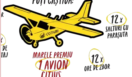 câștigători concurs prinde avionul de cotmari 2025