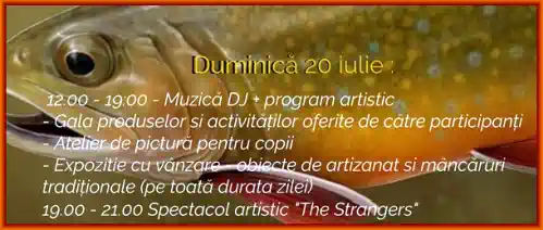 Sărbătoarea păstrăvului în Țara Ceahlăului 2025 Bicaz program cu muzică și mâncare rafinată