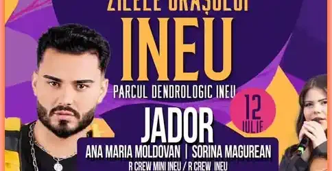 Zilele Orașului Ineu 2025 program concerte artiști