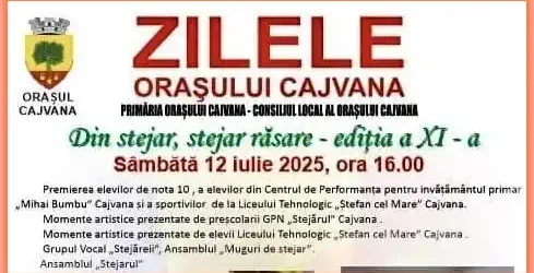 Zilele orașului Cajvana 2025 program pe zile