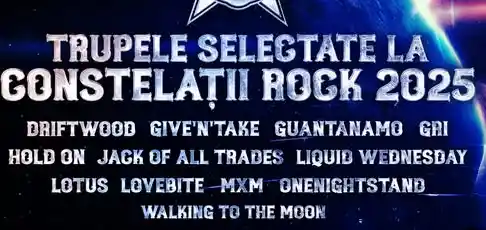 CONSTELAȚII ROCK 2025 program concerte