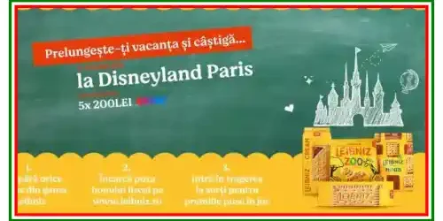 Concurs Leibniz 2025 câștigă o vacanță la Disneyland Paris