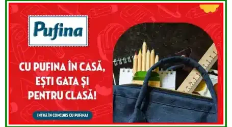 Concurs Pufina 2025 câștigă voucher emag 400 lei