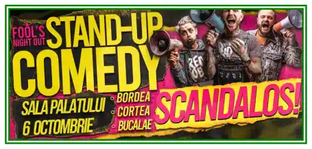 Festivalul de stand up comedy Fool’s Night Out – SCANDALOS