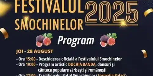 Program Festivalul Smochinelor 2025