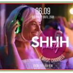 Shhh Party 2025 un Silent Party cu 3 DJ și 3 canale de muzică simultane