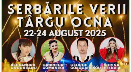ZILELE ORAŞULUI TÂRGU OCNA 2025 program concerte