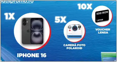 Câștigă un telefon iPhone 16 128GB 5G la concursul Ariel Fresh 2025