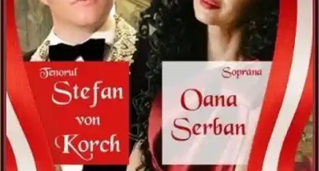 Concert la Curtea Imperială 2025 cu tenorul Ştefan von Korch şi soprana Oana Maria Şerban