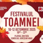 FESTIVALUL TOAMNEI 2025 la Consiliul Judetean Arad program pe zile