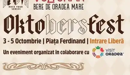 Oktobersfest 2025 Oradea program cu muzică bavareză și românească
