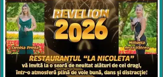 Petrecere de Revelion 2026 Restaurant La Nicoleta Băbeni Vâlcea