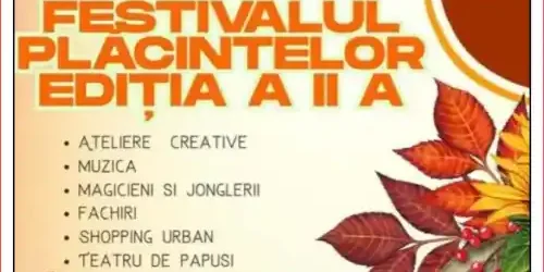 Program Festivalul Plăcintelor Brașov 2025 Lacul Noua