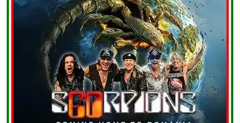 concert aniversar spectaculos scorpions 2025 Coming Home Romexpo
