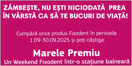 concurs fixodent 2025 câștigă o vacanță la băile Herculane