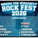 Bikers for Humanity 2026 program concerte cine cântă